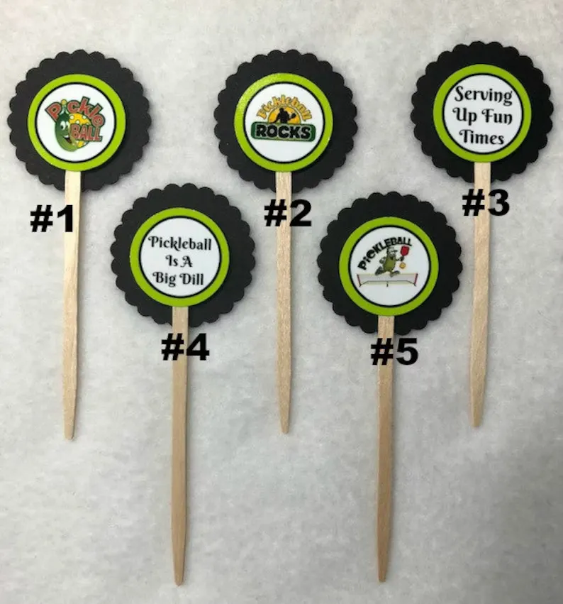 PIckleball Cupcakes
