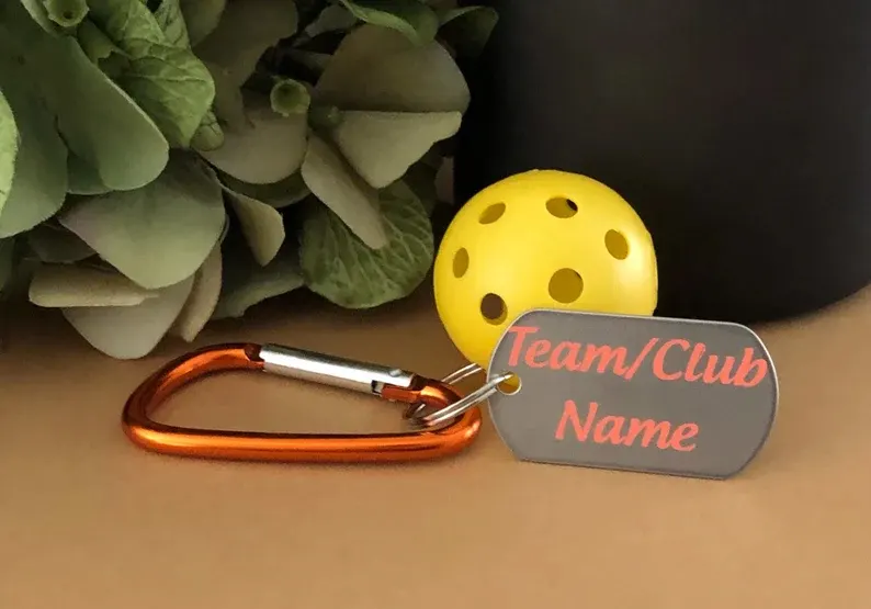 Customized Pickleball Key Chain