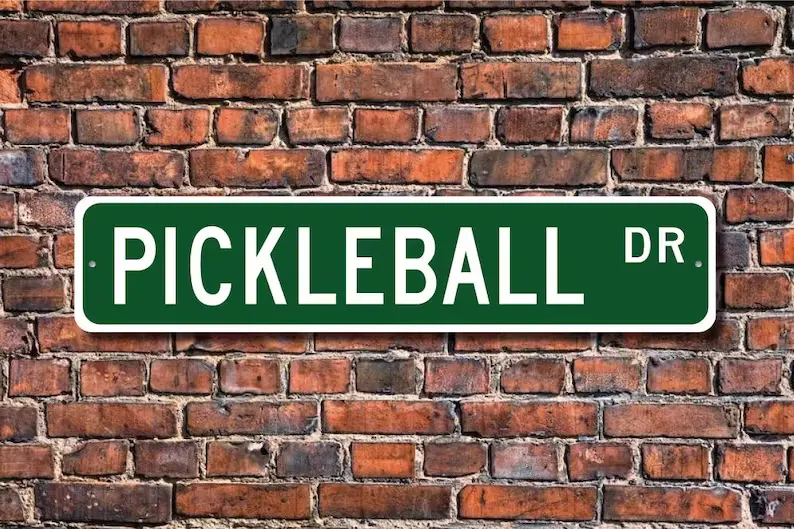 Pickleball Decorative Sign