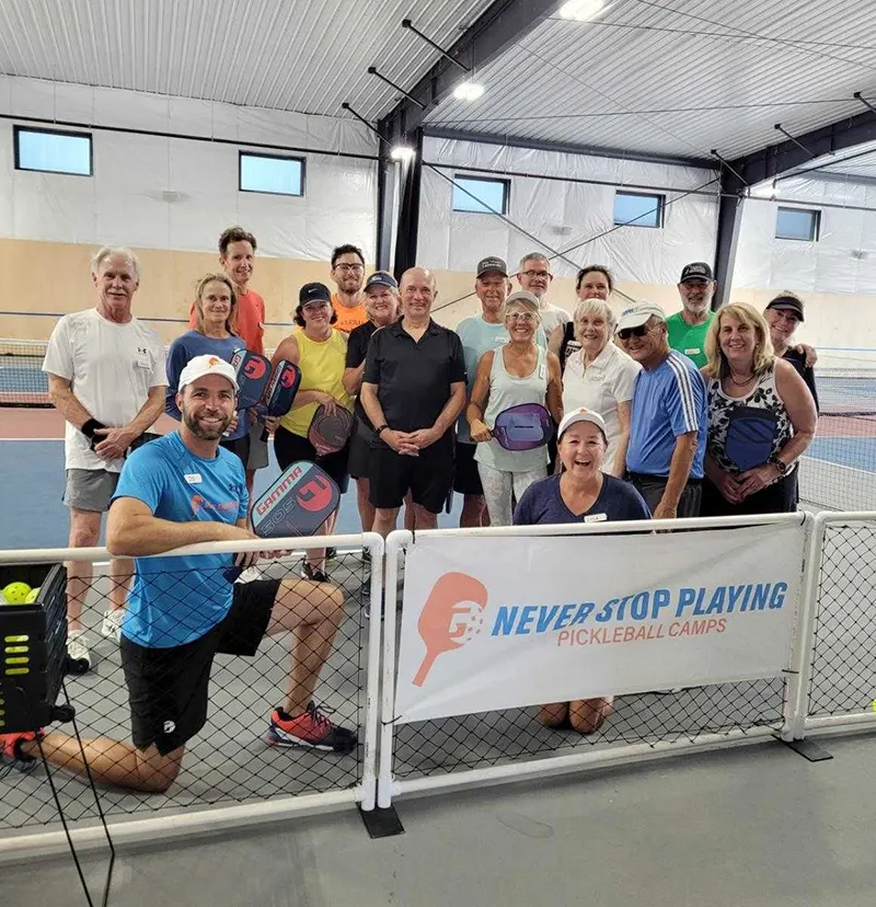Never Stop Playing Pickleball Camps