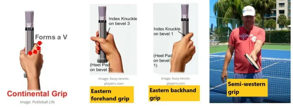 Three Variations of the Continental Grip