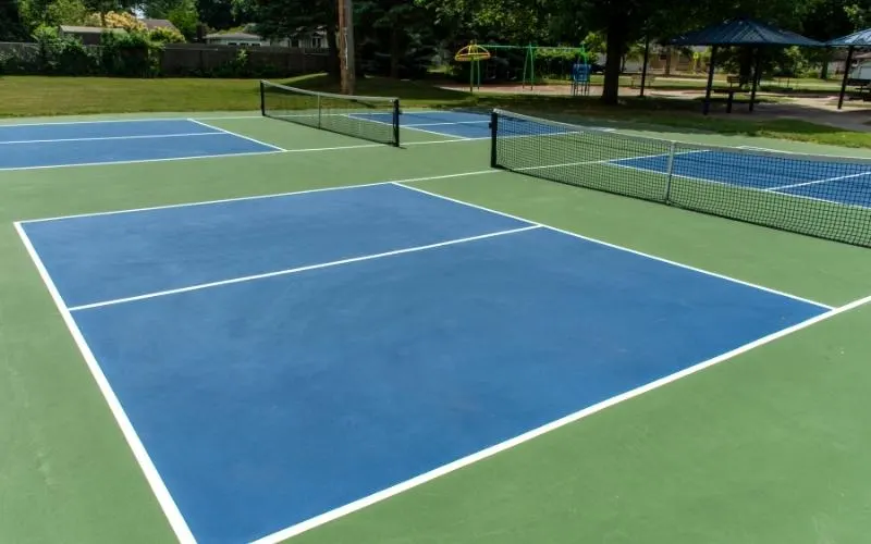 Playing Pickleball on Hard Courts