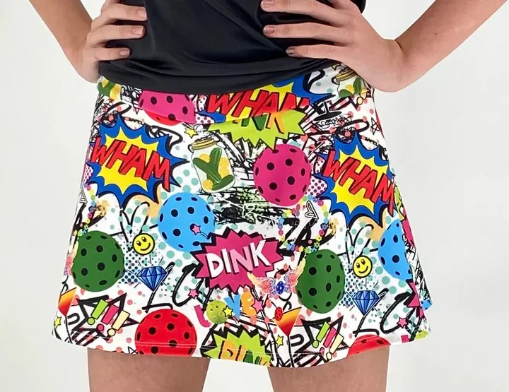 Pickleball Dink Dink Wham! Skirt!