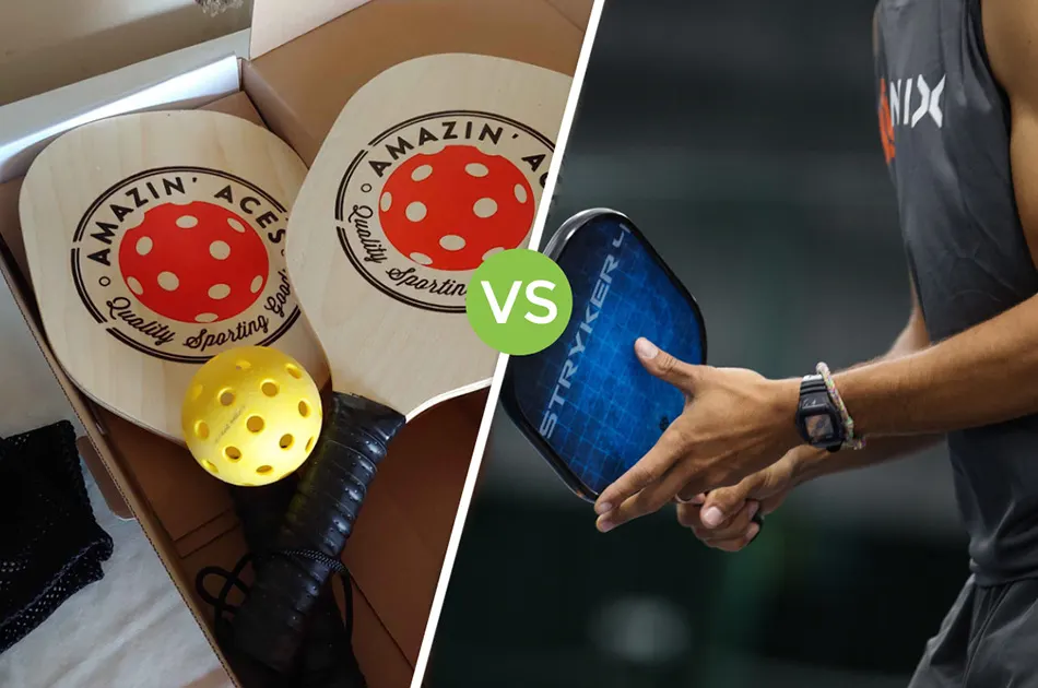Wood vs Graphite Pickleball Paddles