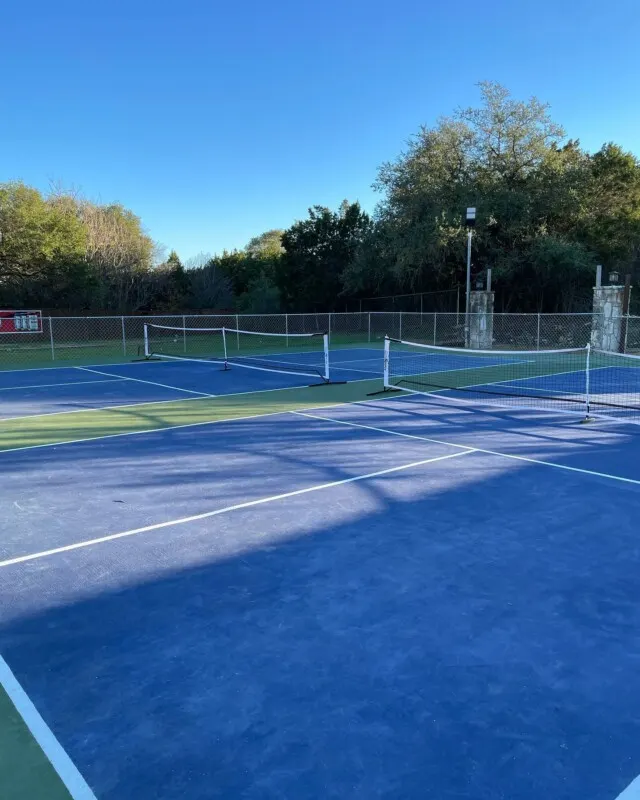 Lake Travis Biergarten Pickleball Court