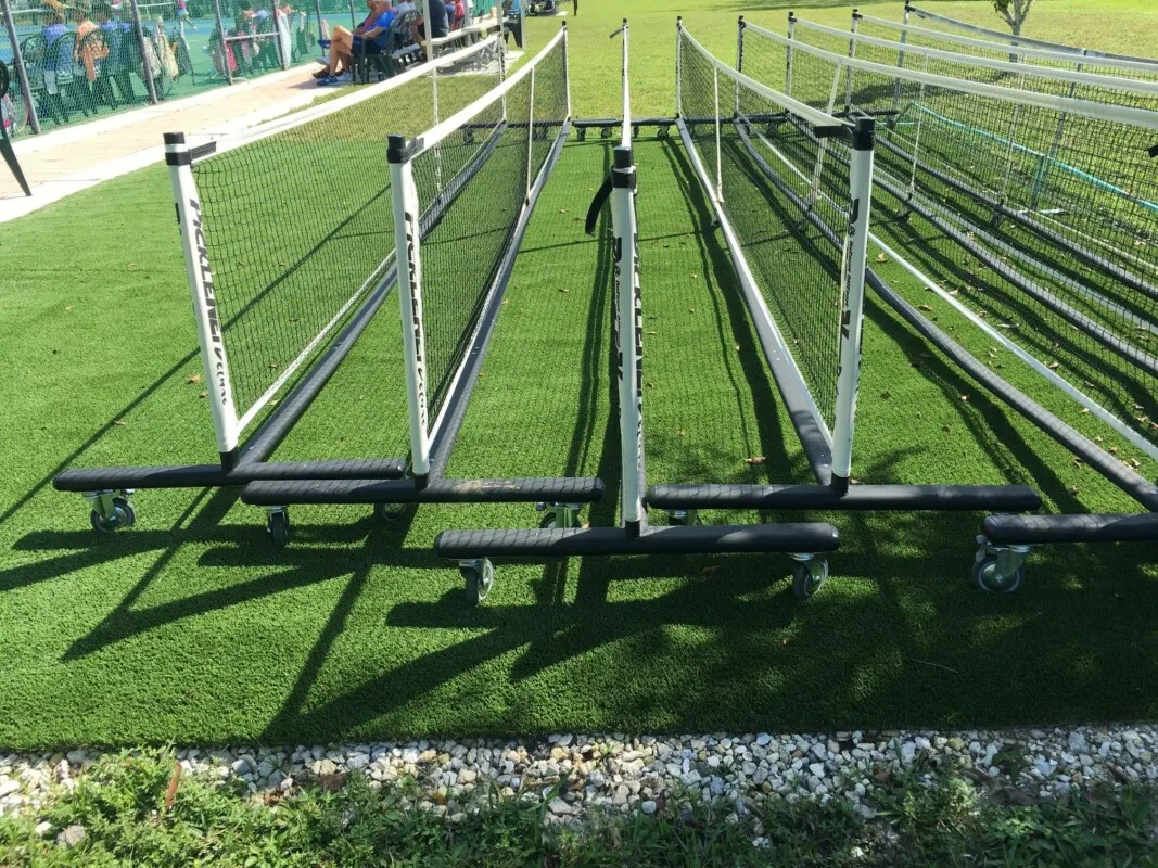 Pickleball Net with Wheels