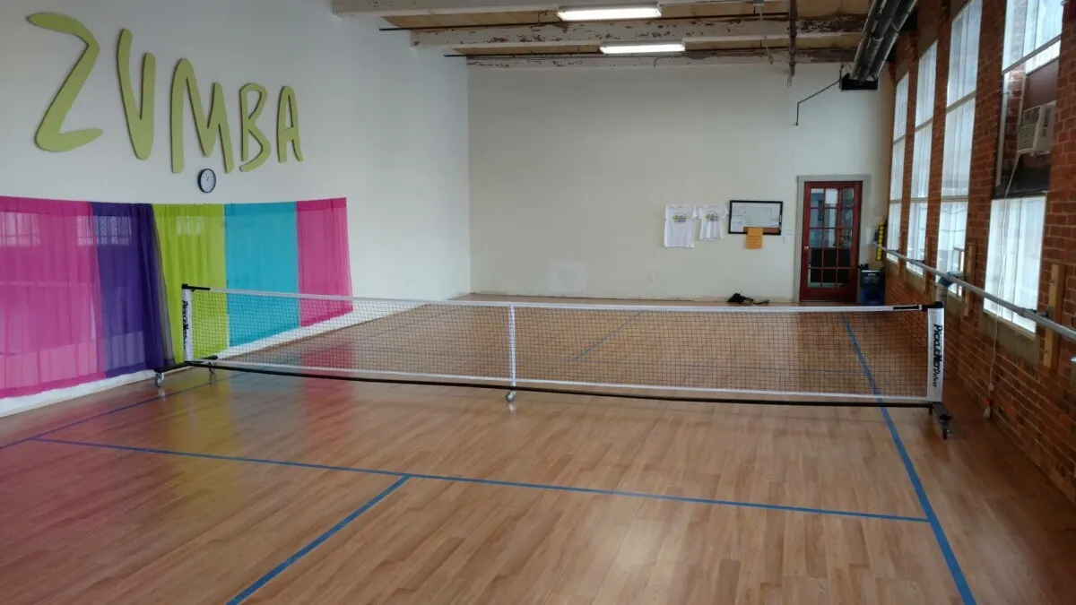 Pickleball Net with Wheels