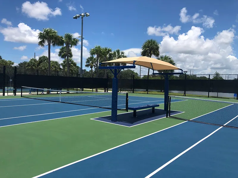 pickleball court made by Sport Surfaces LLC